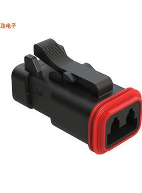 AT06-2S-MM01BLK -原装[CONN PLUG HSG 2POSCONN PLUG HSG 2POS