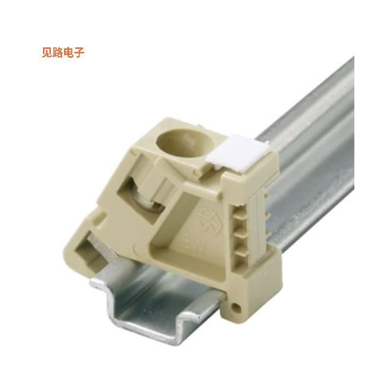 382860000 -原装[END BRACKET, POLYAMIDE 66, BEIGE端架，导轨型