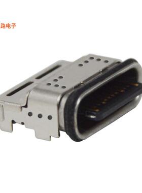 KUSB67X-SMT-CS-BTR -[全新CONN USB TYPE-C R/A SMT IP68 FLA]