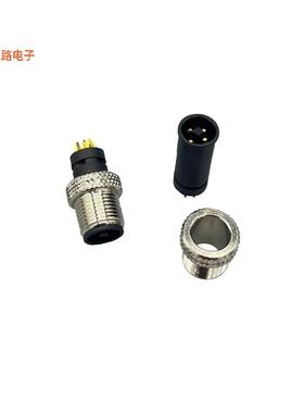 858-T04-103RLU4 -[全新IP67 MALE M12 CABLE MOUNT 4 POSI]