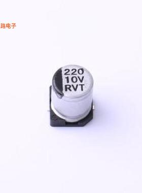 RVT220UF10V67RV0033 -[原装贴片型铝电解SMD,D6.3xL7.7mm