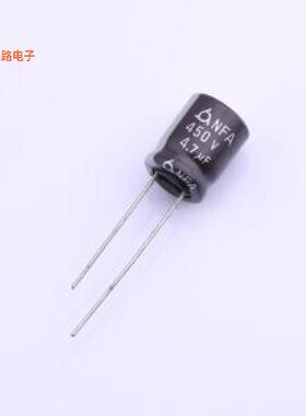 NFA 450V4.7 M 10*12.5 -[原装直插铝电解插件,D10xL12.5mm