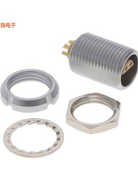 ECP.1S.304.CLL -[全新CONN CIRC RCPT 4P GOLD SLDR CUP]