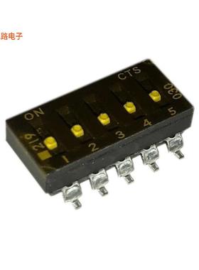 219-5LPSTRF -原装[SWITCH SLIDE DIP SPST 0.1A 20VSPST