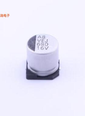 VEJ681M1CTR-1010 -[原装型铝电解电容SMD,D10xL10mm
