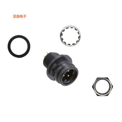 HR30-6R-3P(71) -[全新CONN RCPT MALE 3P GOLD SLDR CUP]