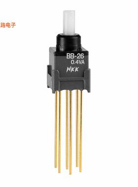 BB26AW -原装[SWITCH PUSH DPDT 0.4VA 28V通孔