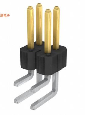 68020-104HLF -原装[CONN HEADER R/A 4POS 2.54MM接头