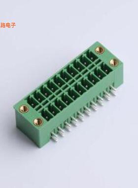 DB2ERHBM-3.5-2*10P-GN -[原装插拔式接线弯插,P=3.5mm