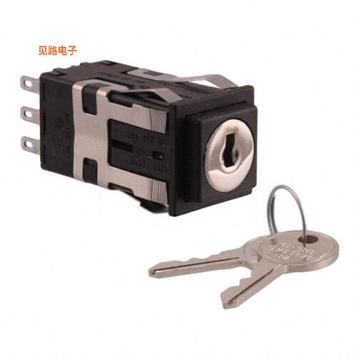 AML27ABK2AA21BA -[全新SWITCH KEYLOCK 2POS SPDT 3A 125V]