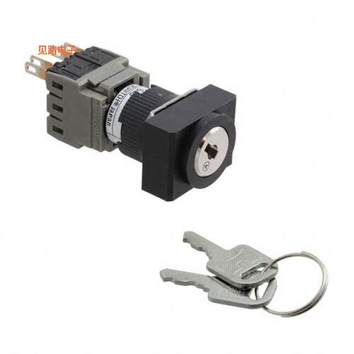 164J2B11 -[全新SWITCH KEYLOCK 2POS SPDT 5A 250V]