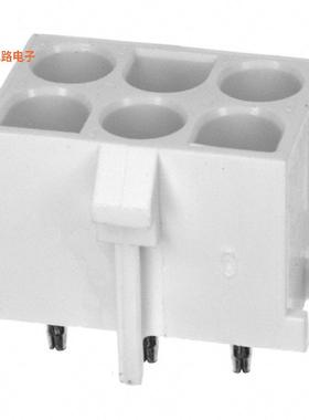 643424-1 -[全新CONN HDR 6POS 0.25 TIN PCB]