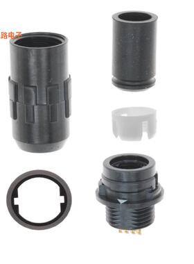 HR30-7J-12P(71) -[全新CONN JACK MALE 12P GOLD SLDR CUP]