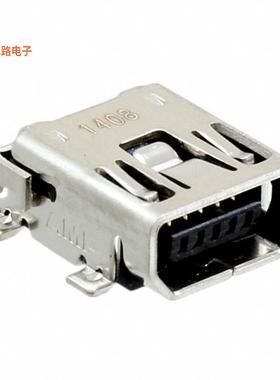 1734328-2 -[全新CONN RCPT USB2.0 MINI AB SMD R/A]