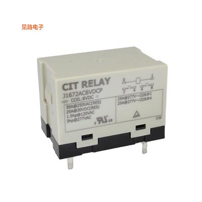 J1672AC6VDCP -原装[RELAY GEN PURPOSE DPST通孔