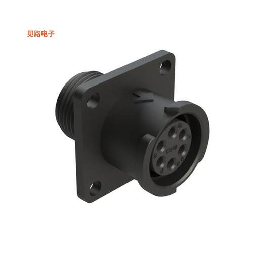 FLS010N6S03 -原装[6 POSITION SQUARE FLANGE RECEPTA插座外壳