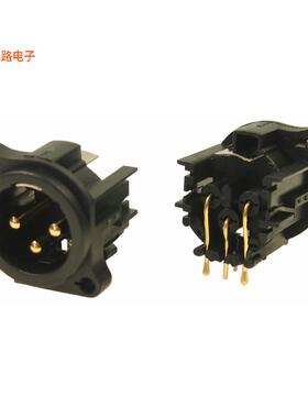 CP300252 -原装[XLR XNACM5/PC90插座，公形引脚