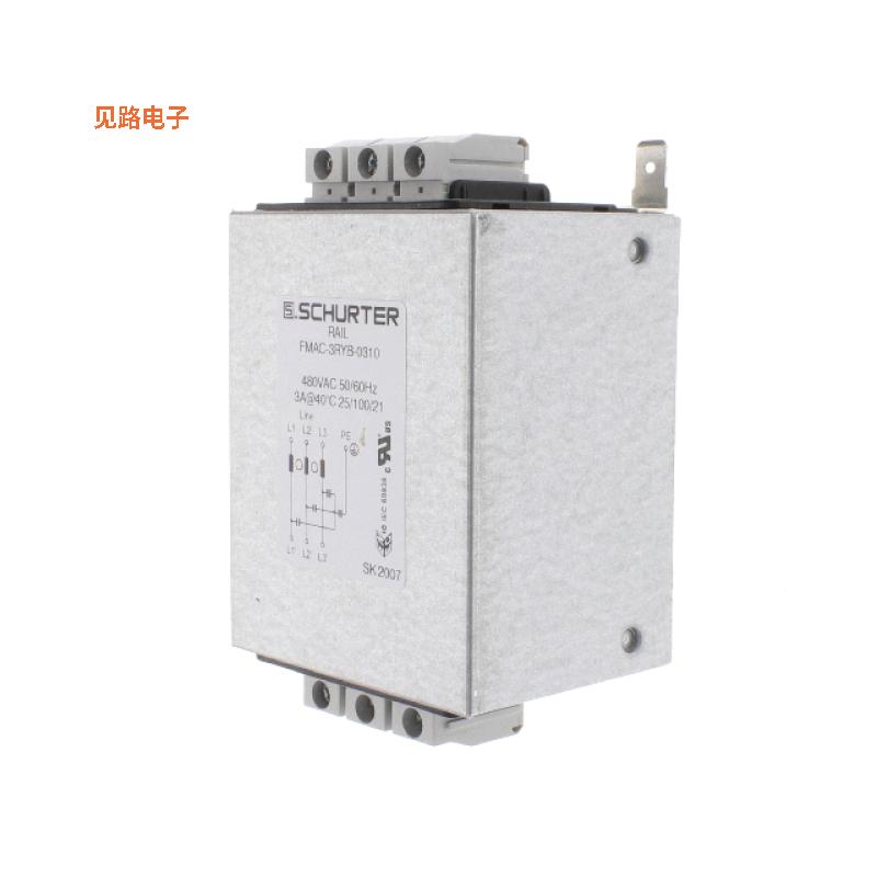 FMAC-3RYB-0310 -原装[LINE FILTER 480VAC 3A DIN R