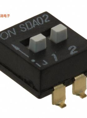SDA02H1SBD -原装[SWITCH SLIDE DIP SPST 0.025A 24VSPST