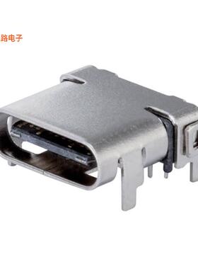 UJ32-C-H-G-SMT-P24-TR -[全新USB JACK, TYPE C, 3.2, H