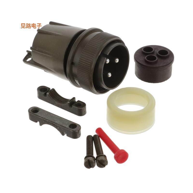 MS3106E22-2P -原装[CONN PLUG MALE 3P SILV SLDR