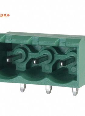 1757255 -[原装TERM BLOCK HDR 3POS 5.08MM弯插,P=5.08mm