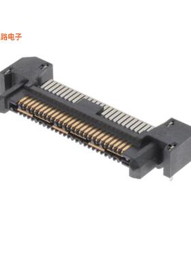 QRM8-026-01-L-RA-GP -[全新CONN ARRAY PLUG 52P R/A SMD GOLD]