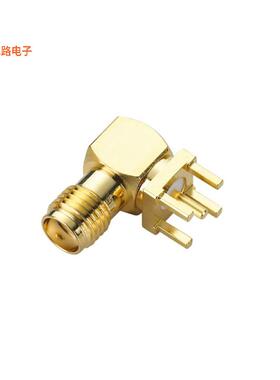 PCB.SMAFRA.HT -原装[CONN SMA JACK R/A 50OHM PCBSMA