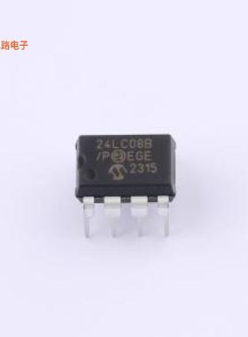 24LC08B/P -[原装IC EEPROM 8KBIT I2C 400KHZ 8DIPPDIP-8