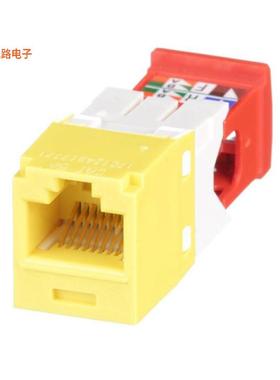 CJ5E88TGYL -原装[CATEGORY 5E, RJ45, 8-POSITION, 8插孔