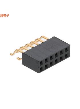 SMH-106-02-G-D -原装[CONN RCPT 12POS 0.1 GOLD SMD R/A插座