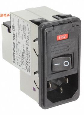 3-6609951-8 -原装[PWR ENT MOD RCPT IEC320-C14 PNLIEC