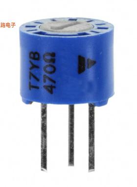 T7YB471MB40 -原装[TRIMMER 470 OHM 0.5W PC PIN TOP470 Ohms