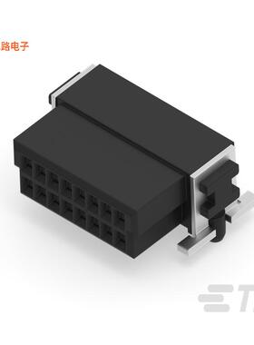 354078-E -原装[16-PIN, RIGHT ANGLE, SMT插座