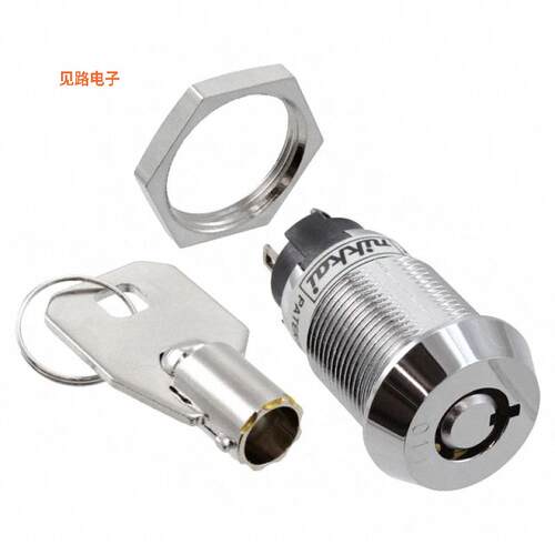 CKL12BTW01-011 -[全新SWITCH KEYLOCK 2POS SPDT 3A 250V]