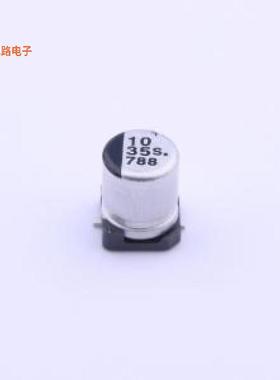 EEE1VA100WAR -[原装贴片型铝电解SMD,D4xL5.4mm