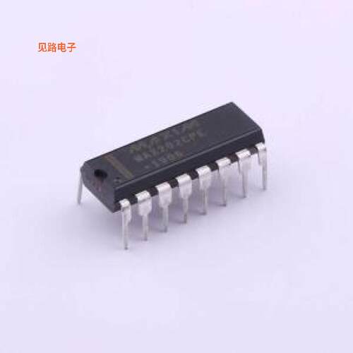 MAX202CPE+ -原装[+5V、RS-232收发器，0.1μF外部电容RS232芯片