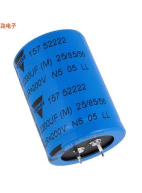 MAL215752222E3 -原装[CAP ALUM 2200UF 20% 200V SNAP TH2200 F