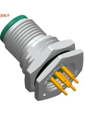 M12A-04PMMP-SF8001 -[全新CONN PLUG MALE 4POS GOLD SOLDER]