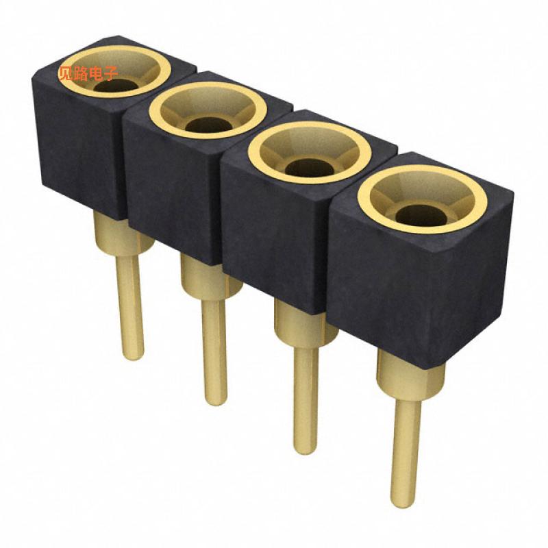 SS-104-G-2 -原装[CONN RCPT 4POS 0.1 GOLD PCB插座