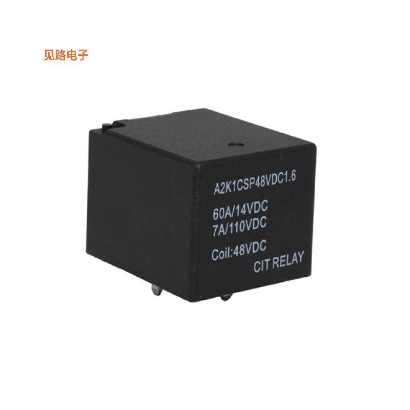 A2K1CSP48VDC1.6 -原装[RELAY AUTOMOTIVE SPDT 60A 48VDC无锁存