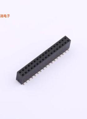 DW254S-22-34-85 -原装[2.54排母2x17P 间距:2.54mm 立贴排母