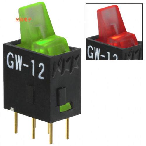GW12LJPCF -[全新SWITCH ROCKER SPDT 0.4VA 28V]