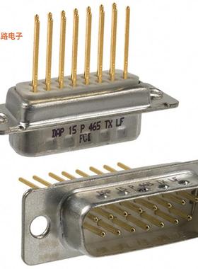 DAP15P465TXLF -原装[CONN D-SUB PLUG 15POS PNL MNT WWD-Sub