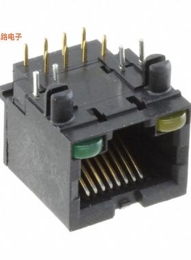 RJSBE5081C1 -原装[CONN MOD JACK 8P8C R/A UNSHLD插孔