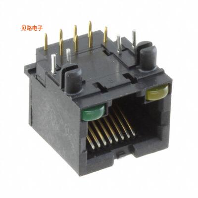 RJSBE5081C1 -原装[CONN MOD JACK 8P8C R/A UNSHLD插孔