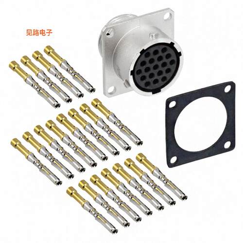 RT0W01419SNH-K -[全新CONN RCPT FMALE 19POS GOLD CRIMP]