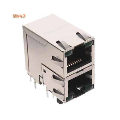 RJSAE5385A2 -原装[RJ45, STACKED, SHIELD, S, 2 P插孔