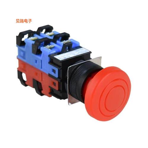 KH-2201EB-22-R -[全新SWITCH E-STOP 6A 250V]