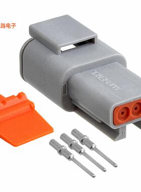 ATM04-3P-KIT01 -原装[CONN RCPT 3POS CRIMP 16-22AWG插座